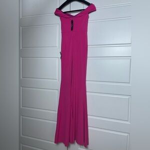 Lulu’s song of love off the shoulder maxi dress Magenta